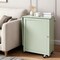 Foldable Sewing Table 46 Inch Work Surface Multifunction Light Green